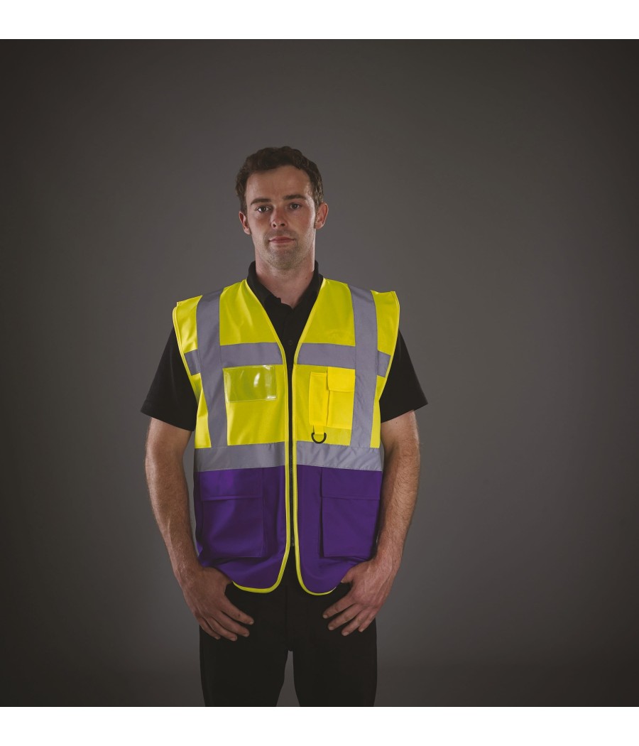 Gilet multifonction haute visibilité