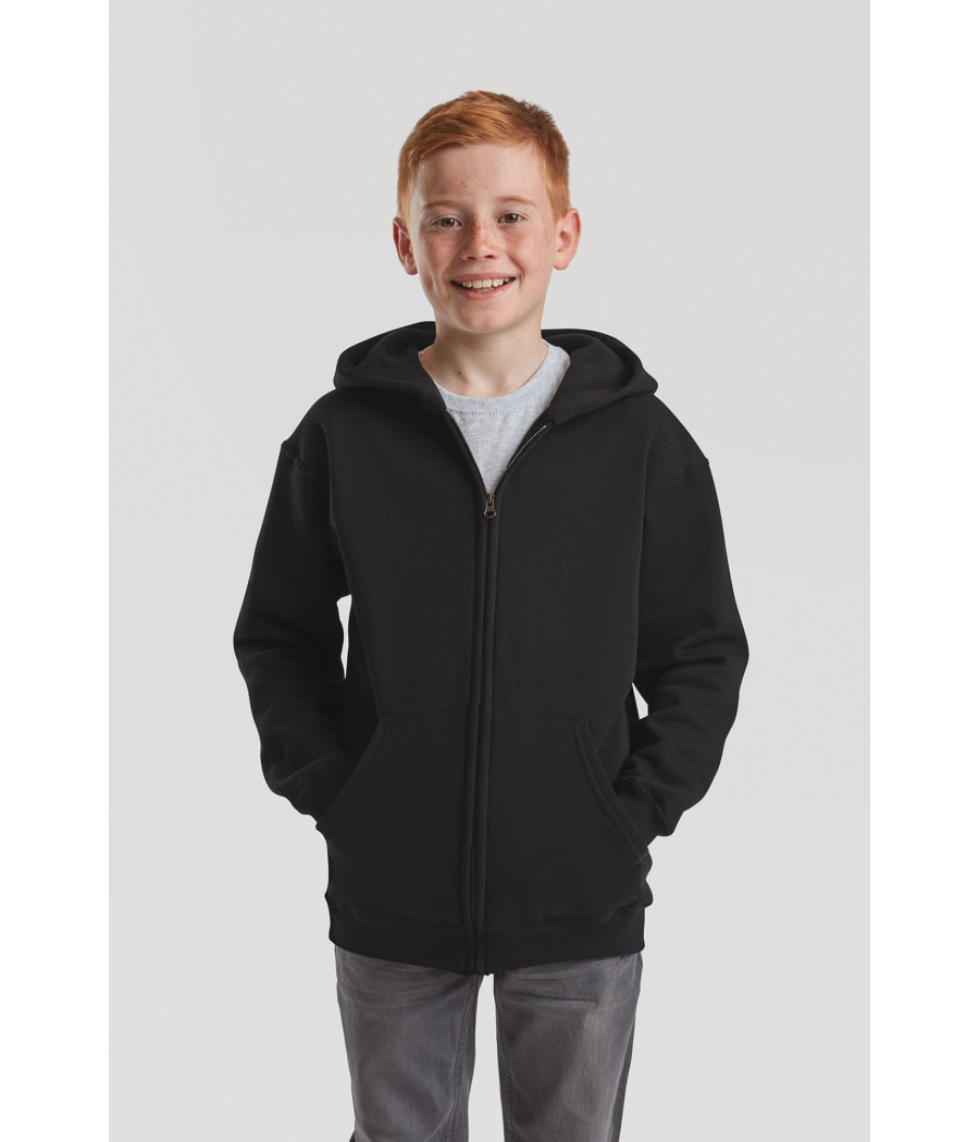 Sweat-shirt enfant zippé capuche Classic (62-045-0)