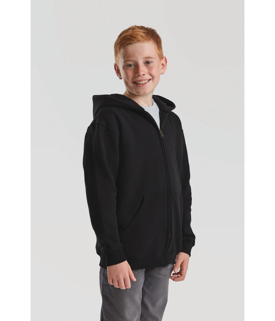 Sweat-shirt enfant zippé capuche Classic (62-045-0)