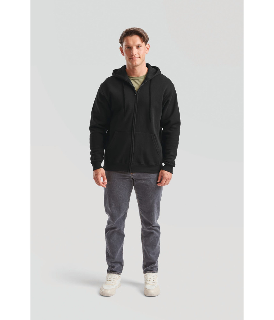 Sweat-shirt homme zippé capuche Classic (62-062-0)