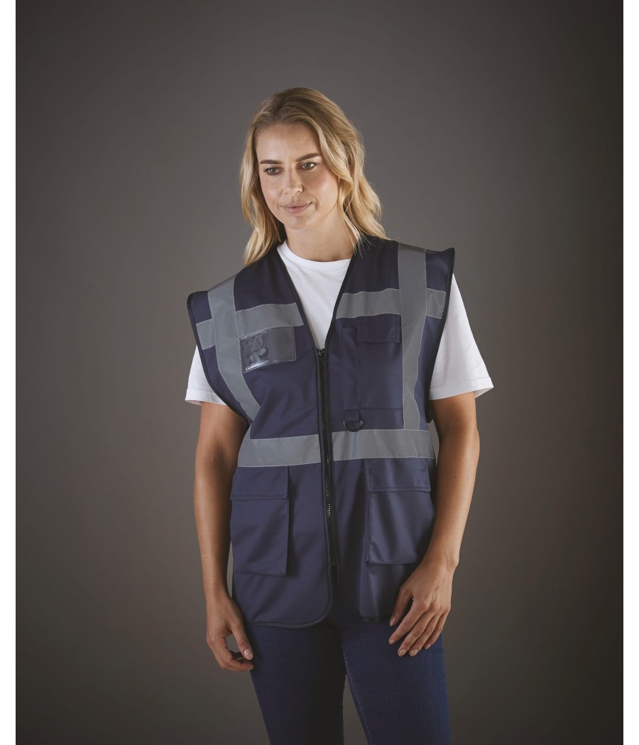 Gilet multifonction haute visibilité