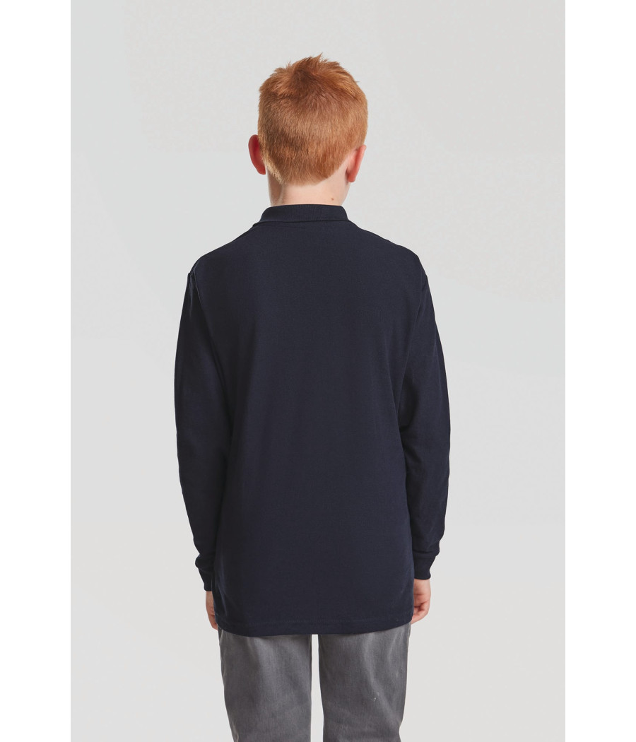 Polo enfant 65/35 manches longues
