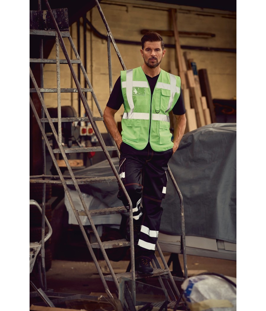 Gilet multifonction haute visibilité