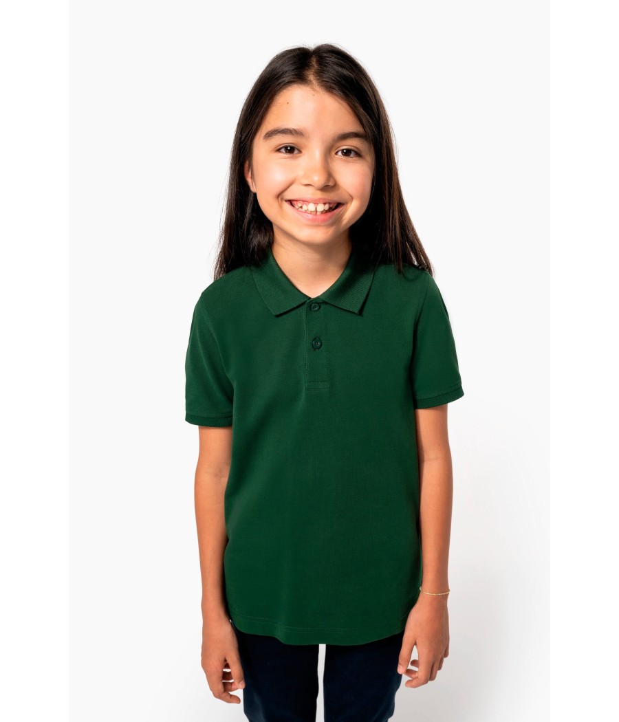 Polo piqué Bio180 enfant