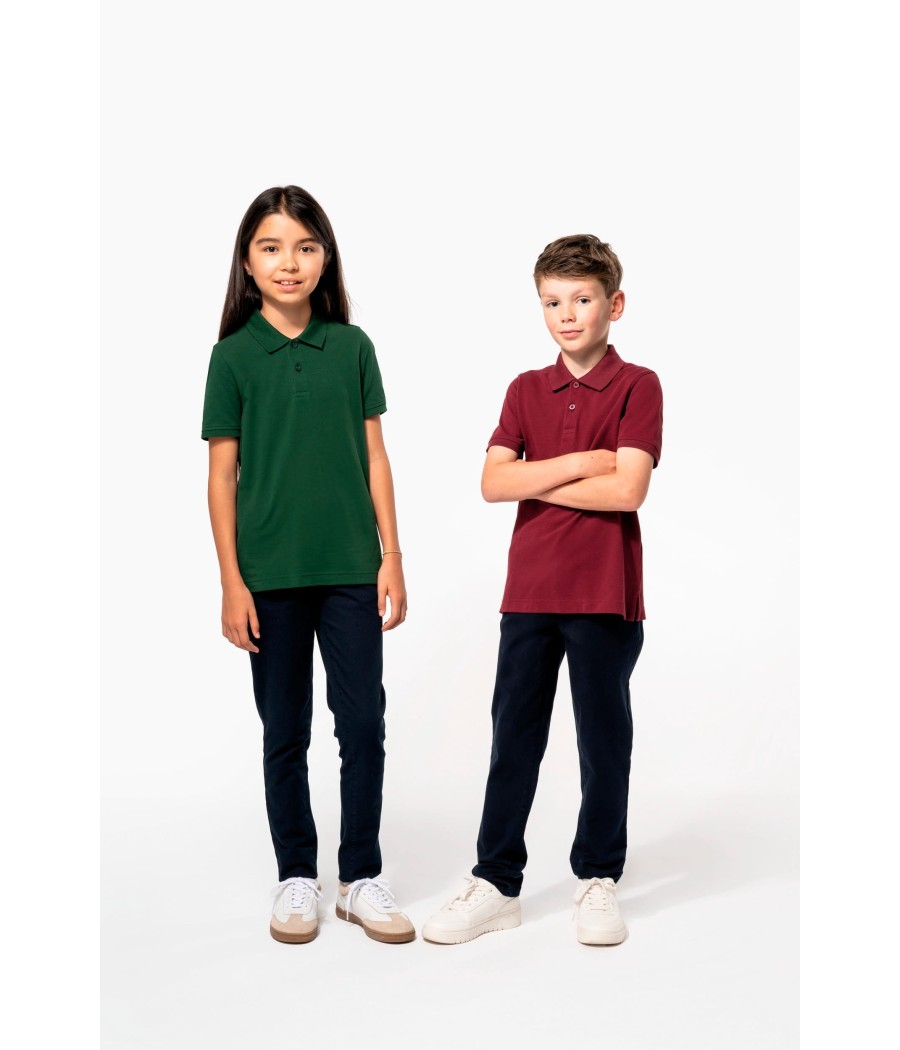 Polo piqué Bio180 enfant