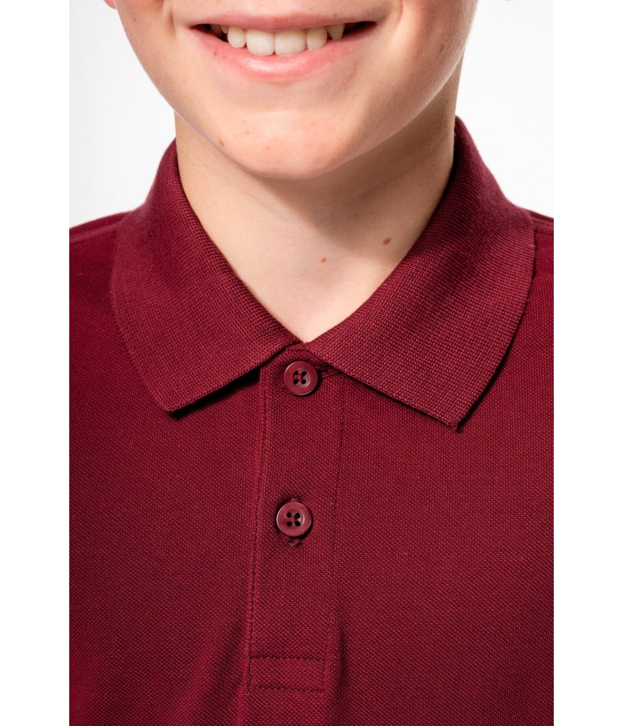 Polo piqué Bio180 enfant