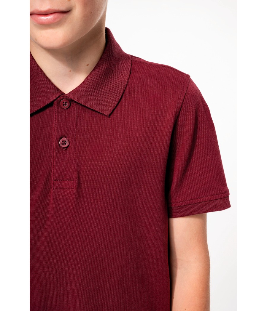 Polo piqué Bio180 enfant