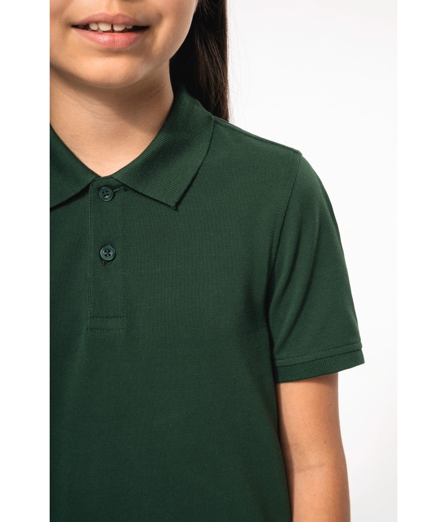 Polo piqué Bio180 enfant