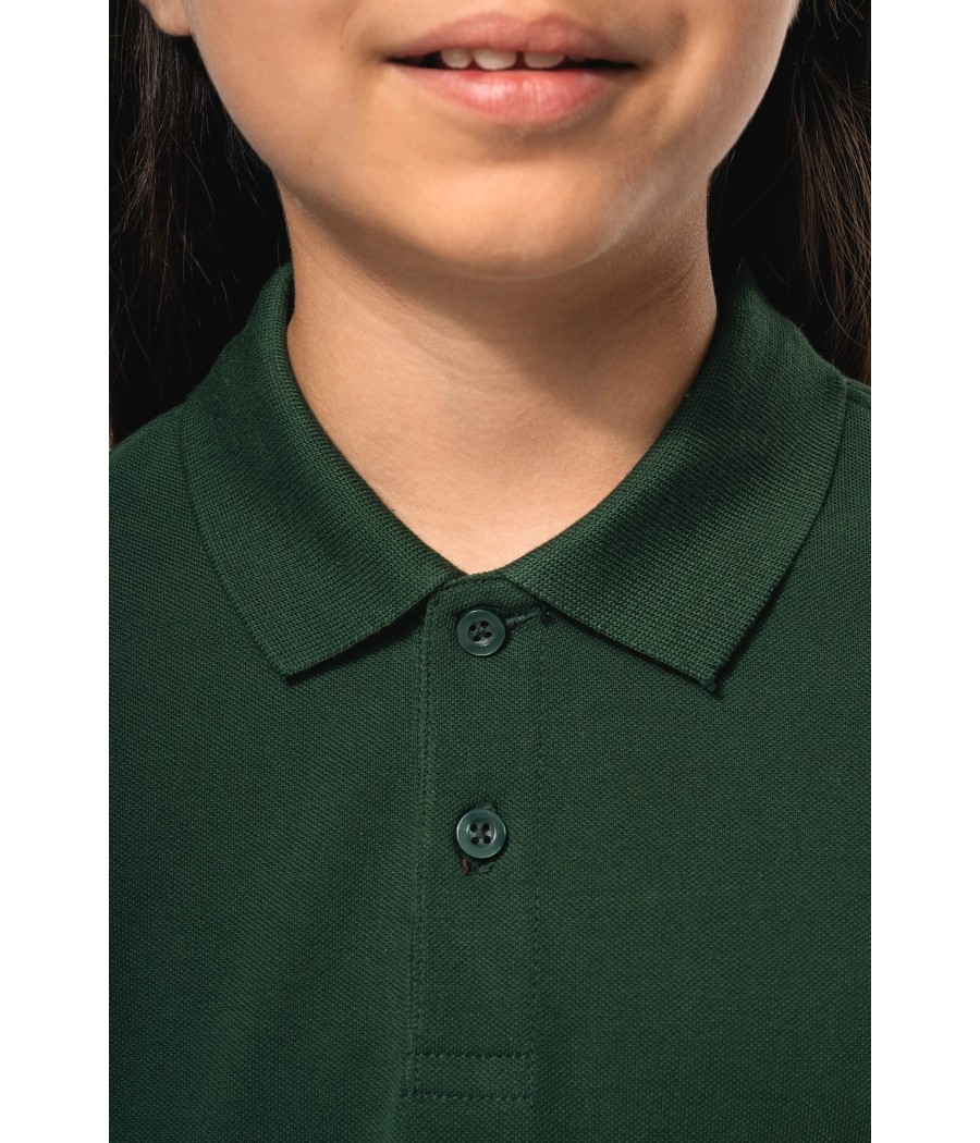 Polo piqué Bio180 enfant