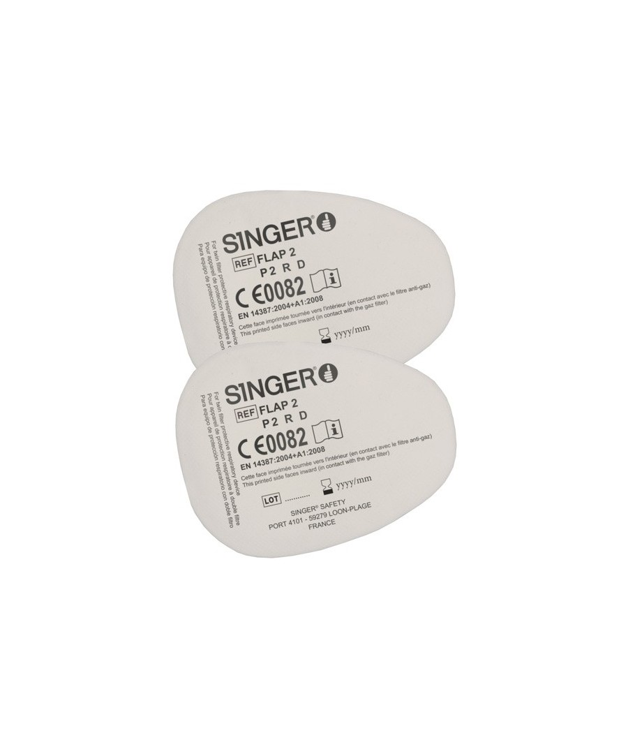 5 PAIRES DE FILTRES FLAP2 FFP2