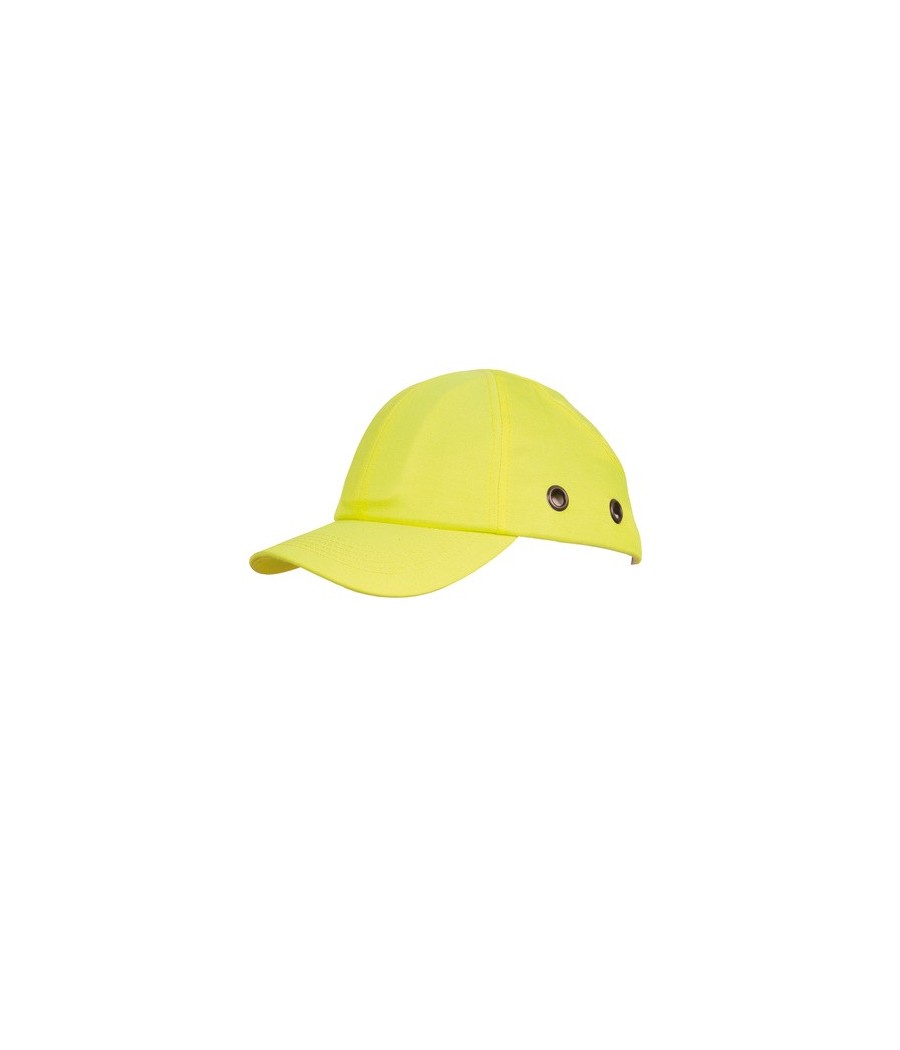 CASQUETTE ANTIHEURT JAUNE FLUO