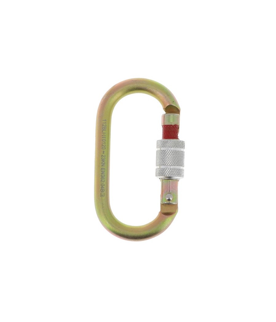 MOUSQUETON ACIER A VIS SECU+