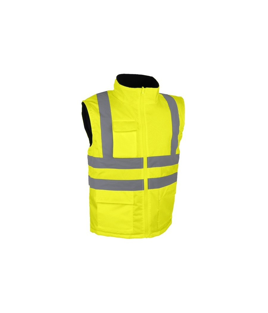 GILET HV JAUNE  POLAIRE S-4XL