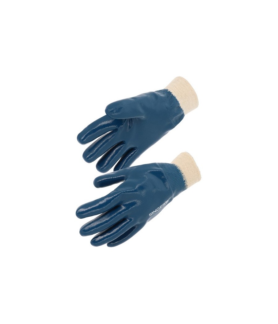 GANT NITRILE BLEU ENDUIT 8-10