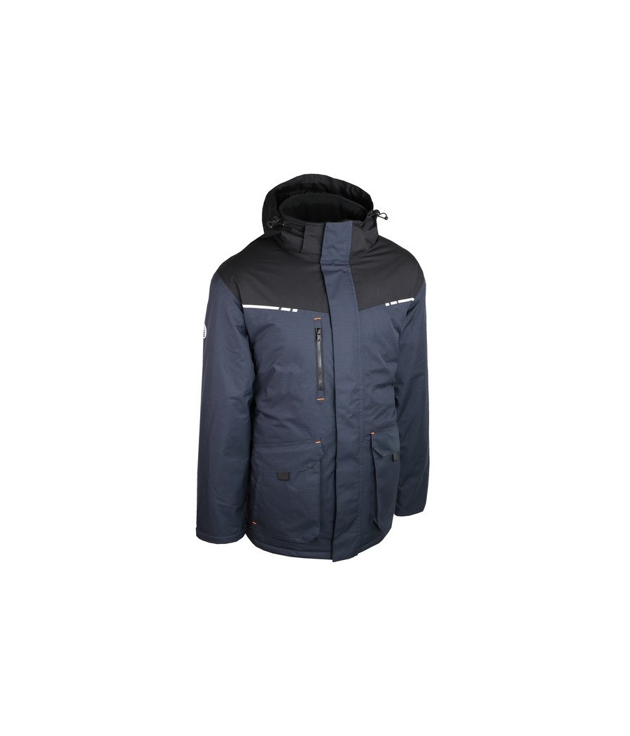 PARKA RIPSTOP MARIN/NOIR S-4XL