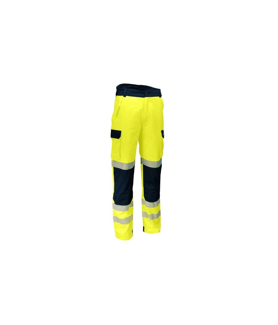 PANTALON HV JAUNE/MARINE,S-4XL