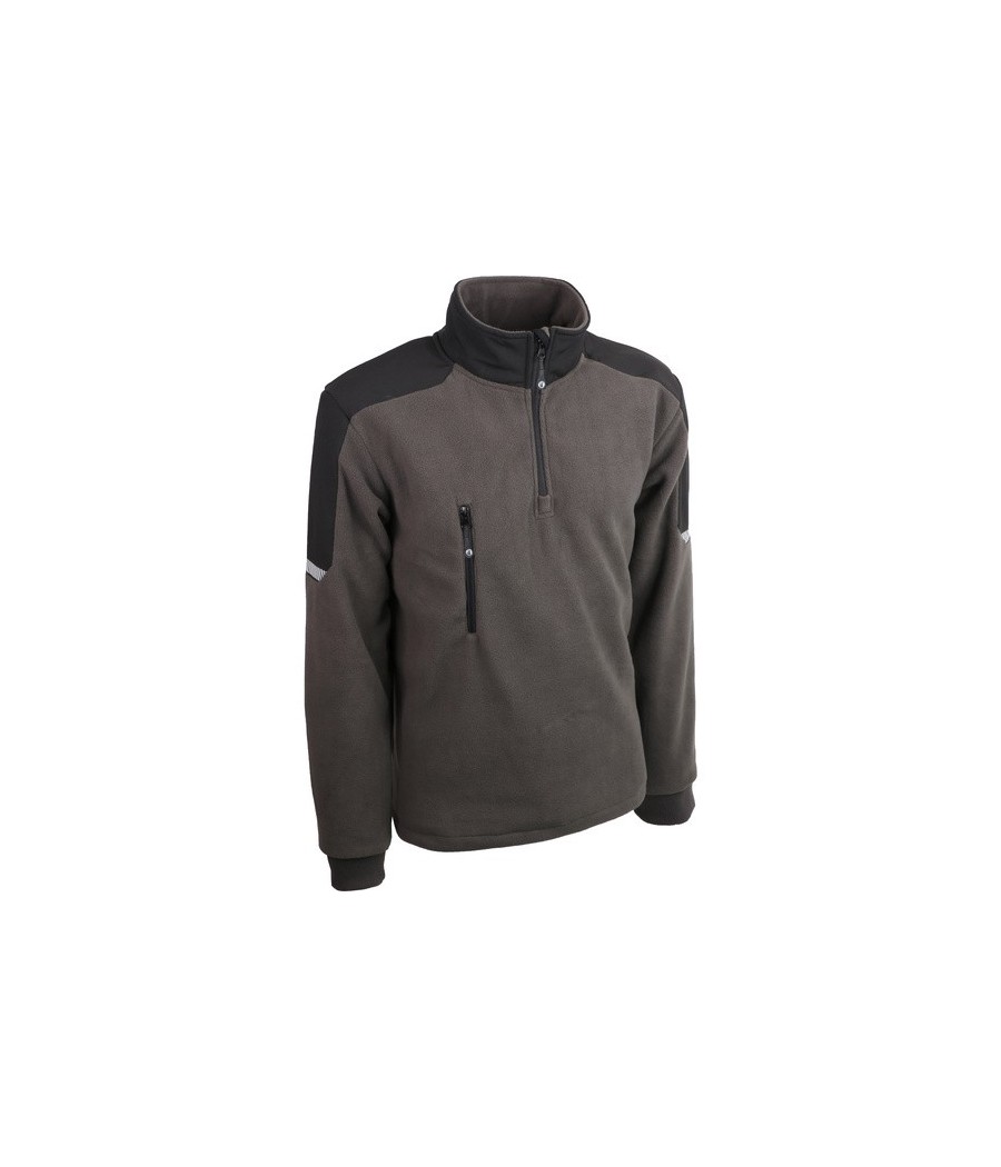 PULL POLAIRE GRIS, T S A 4XL