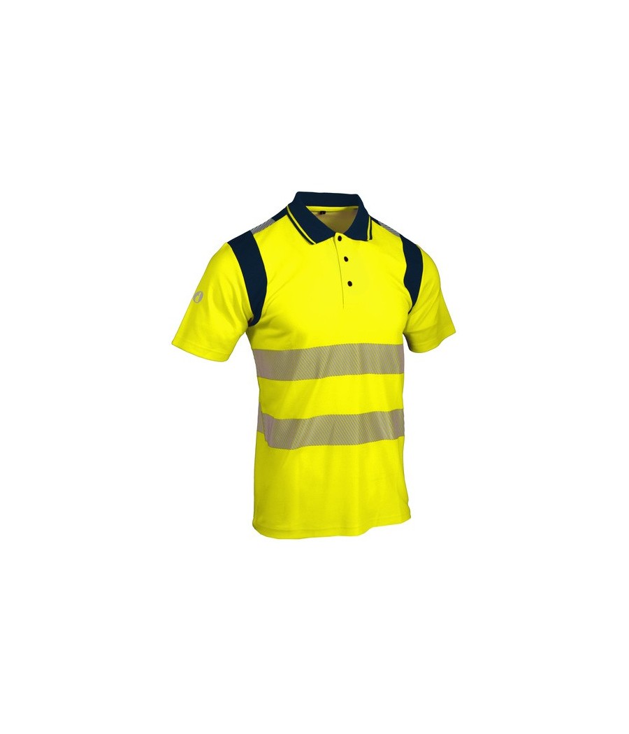 POLO HV COTONPOLY JAUNE S-4XL