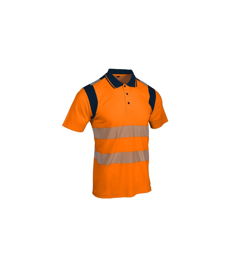 POLO HV COTONPOLY ORANGE S-4XL