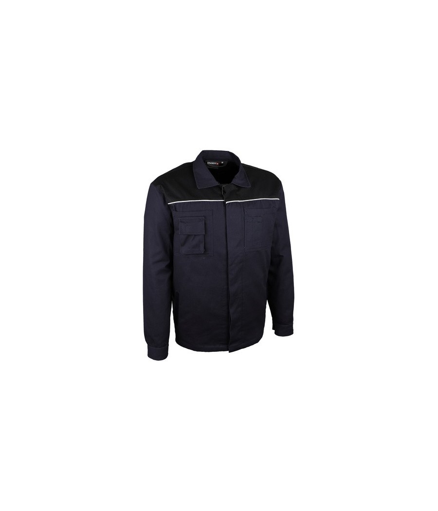 VESTE 100%COTON MARINE S-4XL
