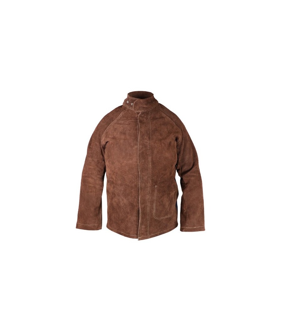 VESTE CUIR MARRON T01/03/05