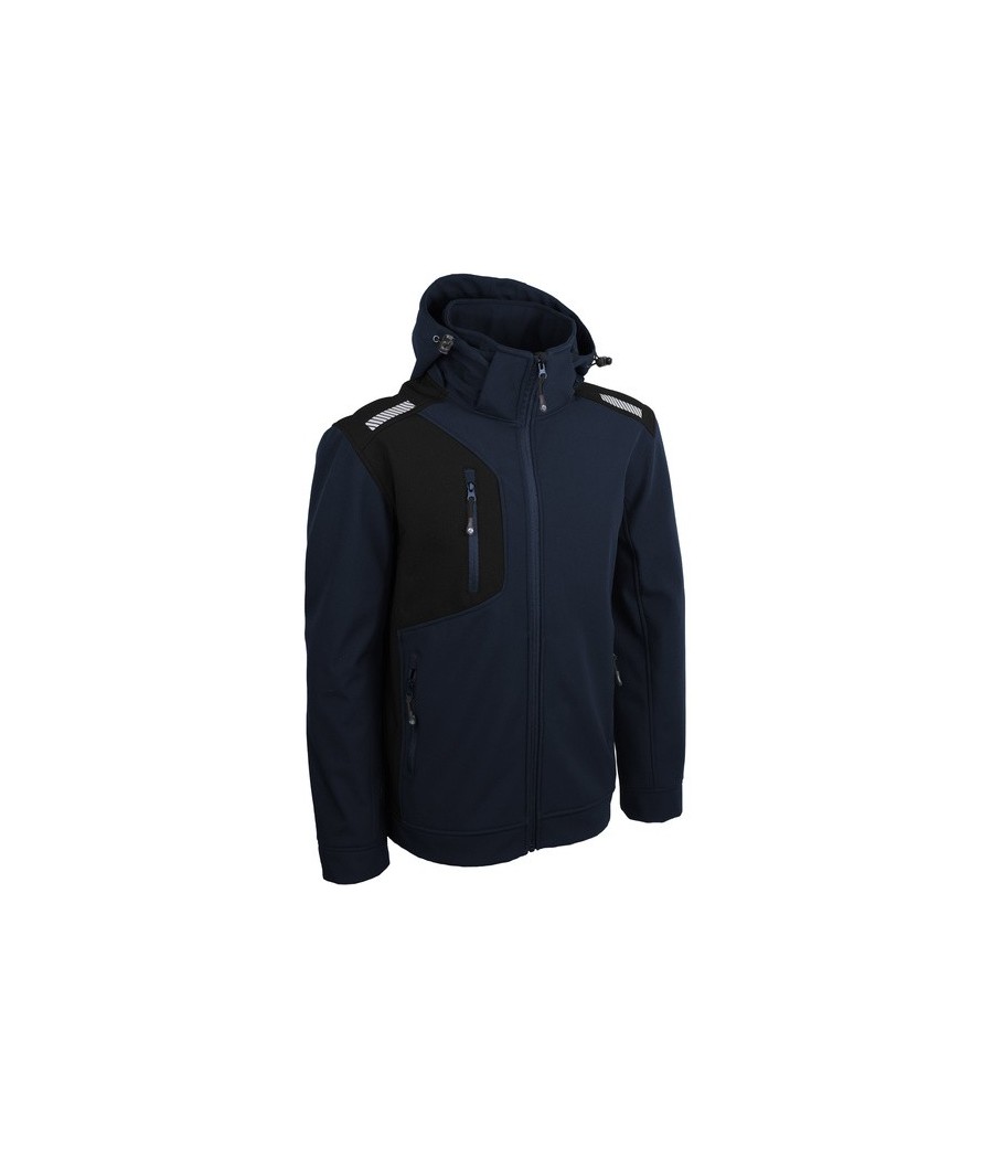 VESTE SOFTSHELL MARINE S A 4XL