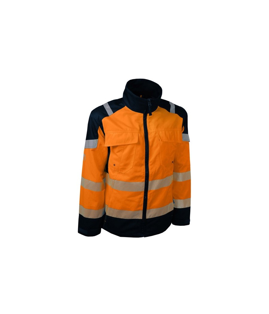 VESTE HV ORANGE/MARINE, S-4XL