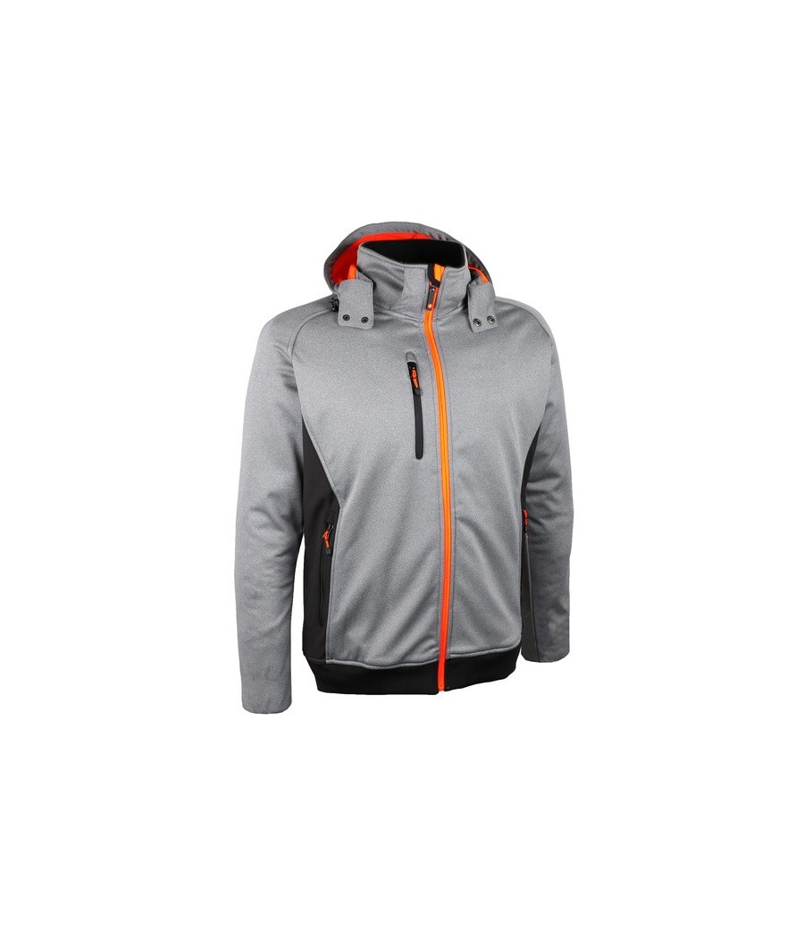 VESTE SOFTSHELL GRISE S à 4XL