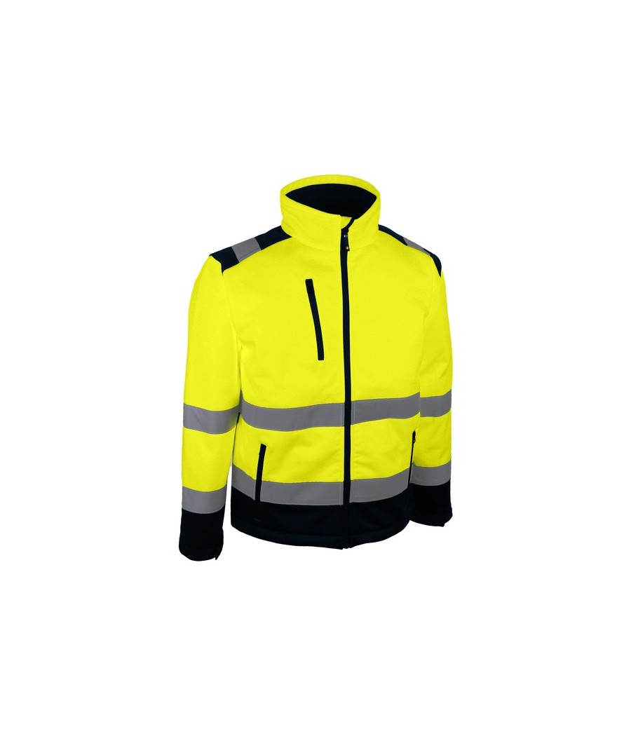 VESTE SOFTSHELL HV JAUNE S-4XL