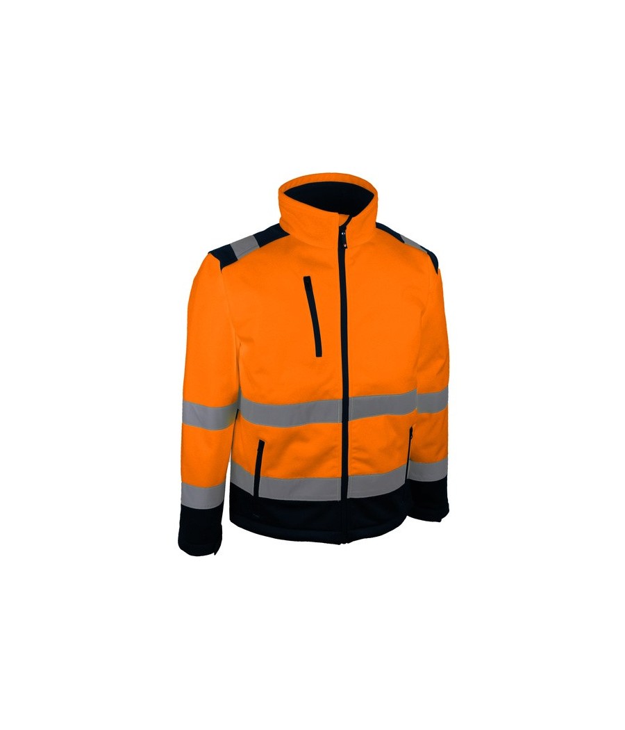 VESTE SOFTSHELL HV ORANG S-4XL