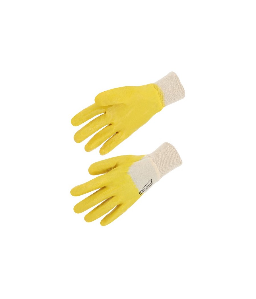 GANT NITRILE JAUNE ENDUIT,7A10