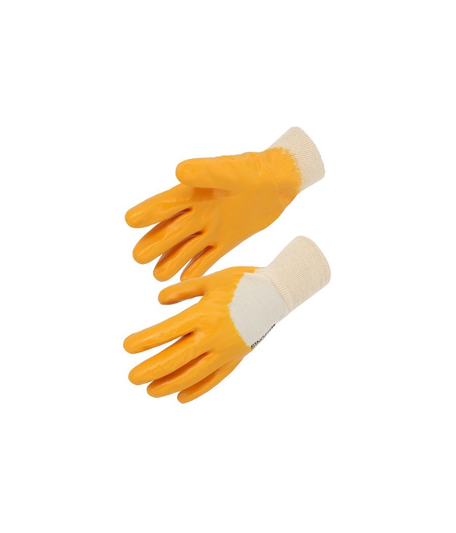 GANT NITRILE JAUNE ENDUIT,7A10