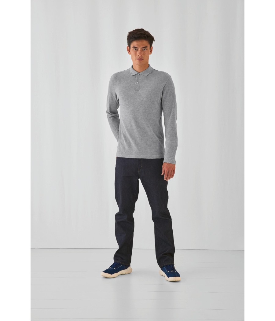 Polo homme ID.001 manches longues