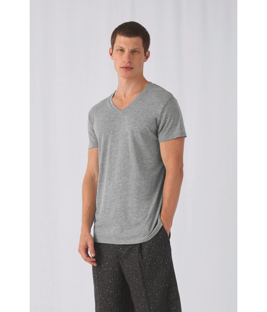 T-shirt Triblend col V Homme