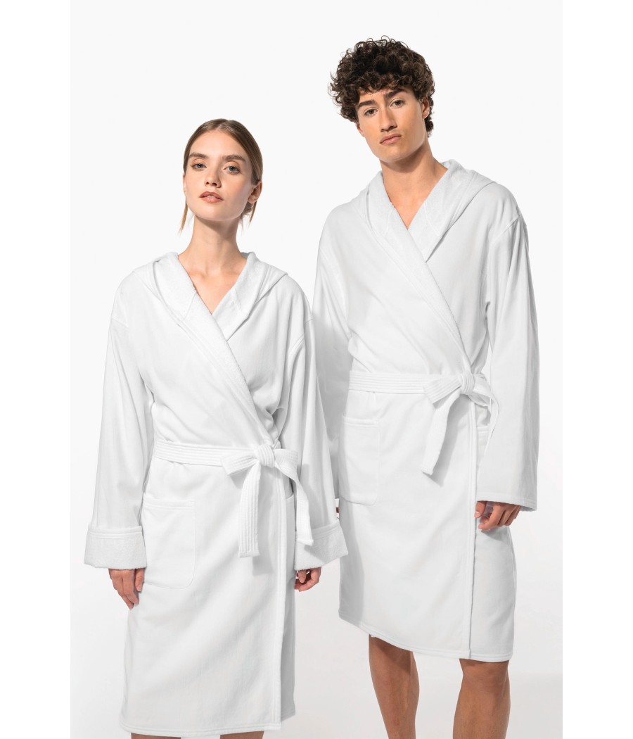 Peignoir de bain à capuche Bio