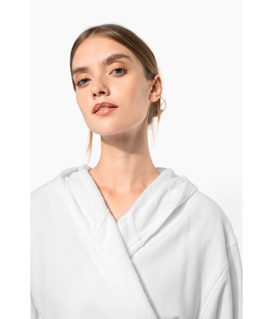 Peignoir de bain à capuche Bio