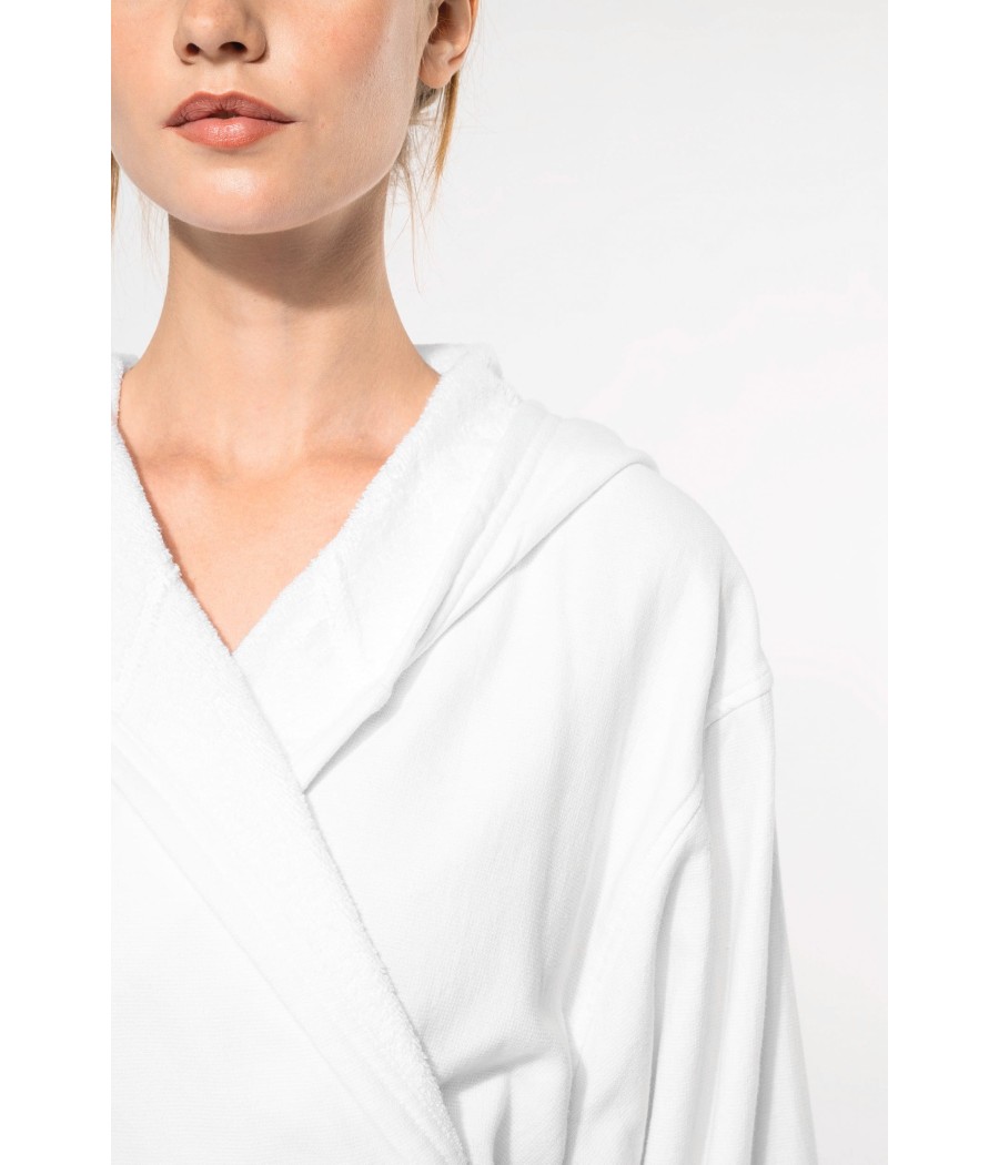 Peignoir de bain à capuche Bio