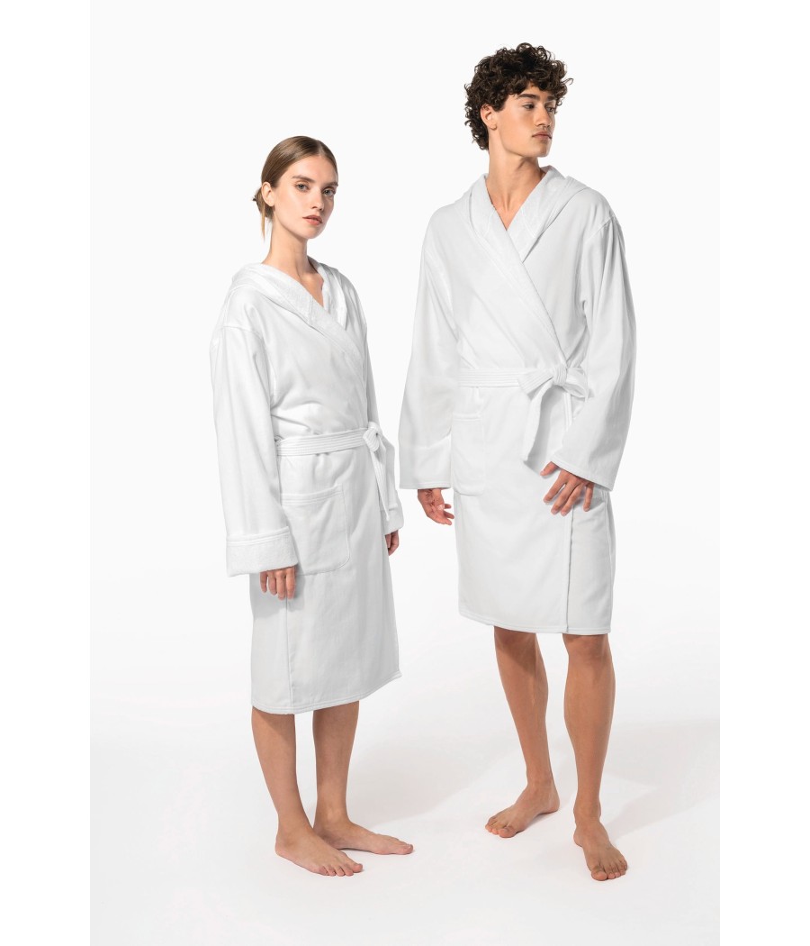 Peignoir de bain à capuche Bio