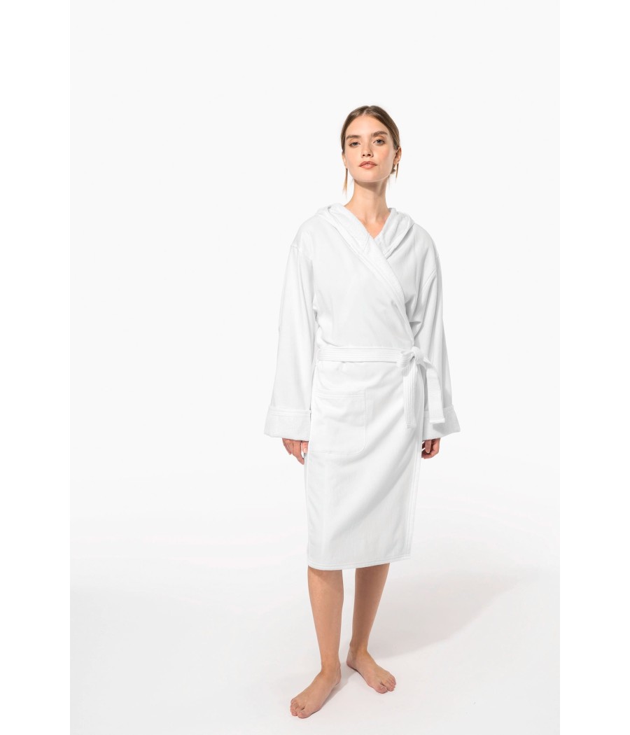 Peignoir de bain à capuche Bio