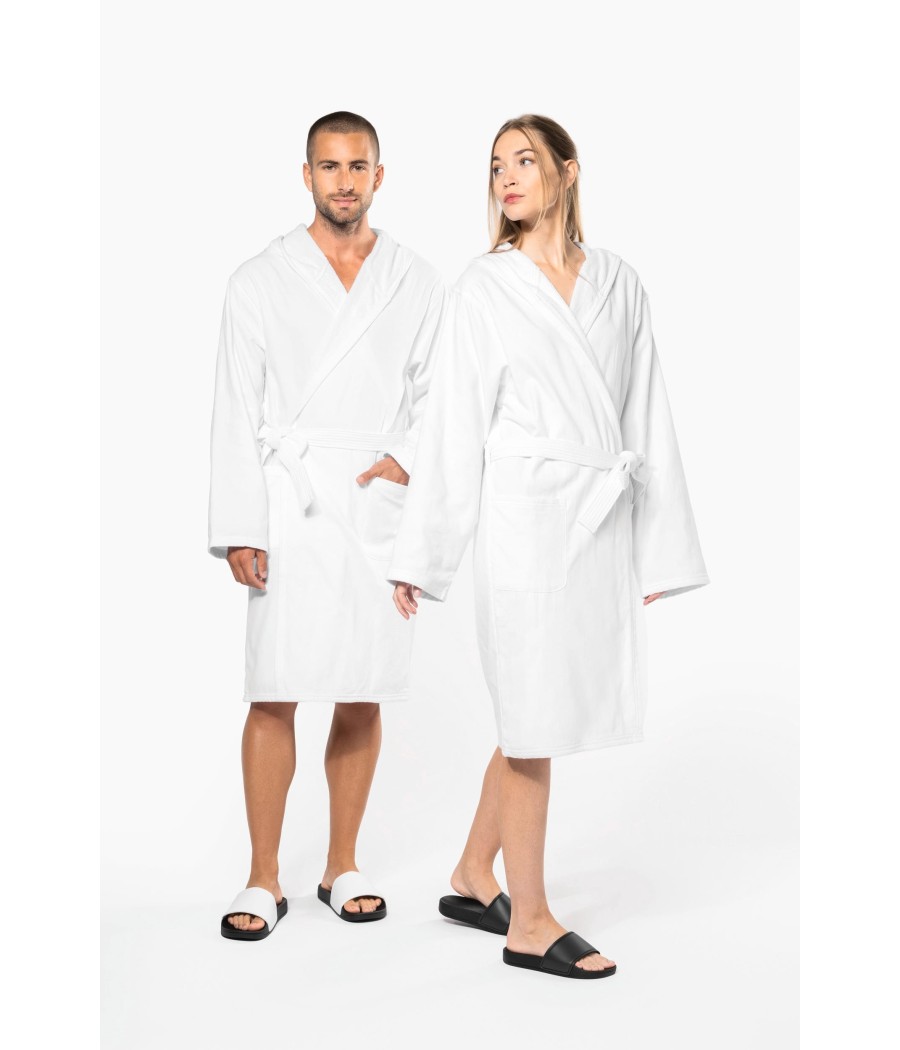 Peignoir de bain à capuche Bio