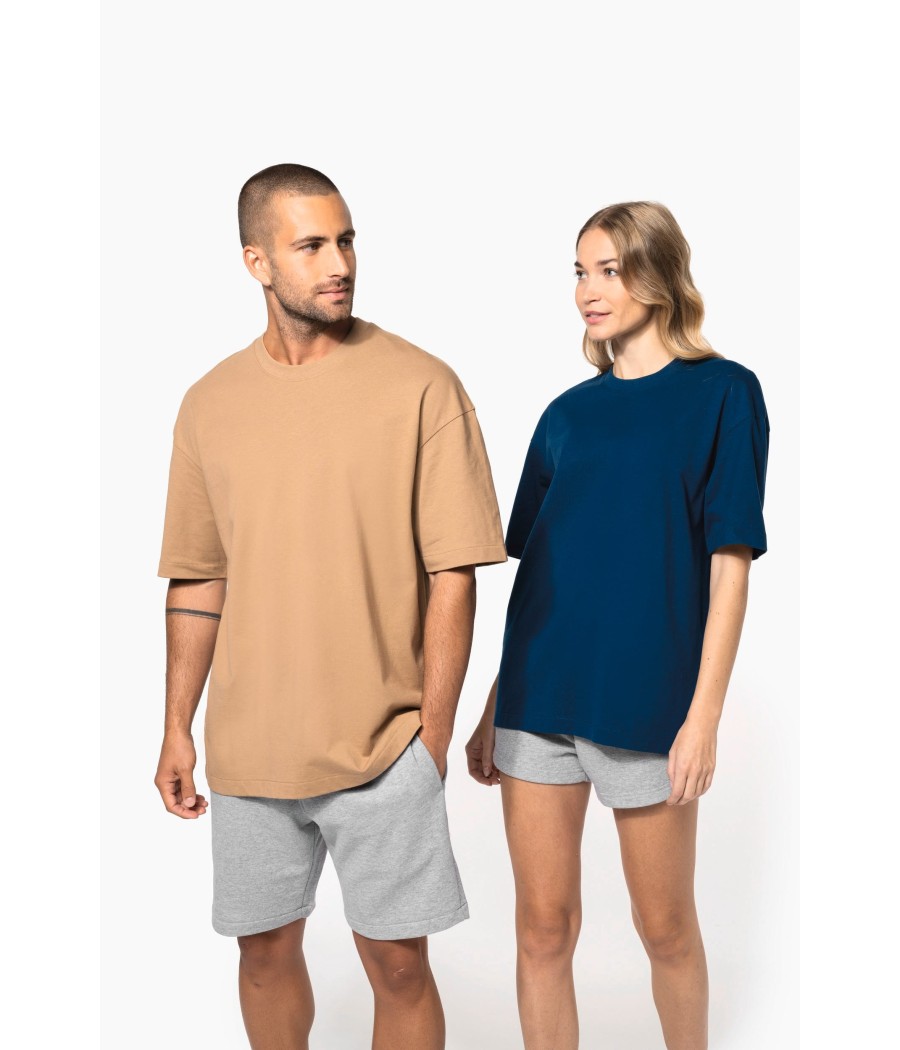 T-shirt unisexe oversize manches courtes