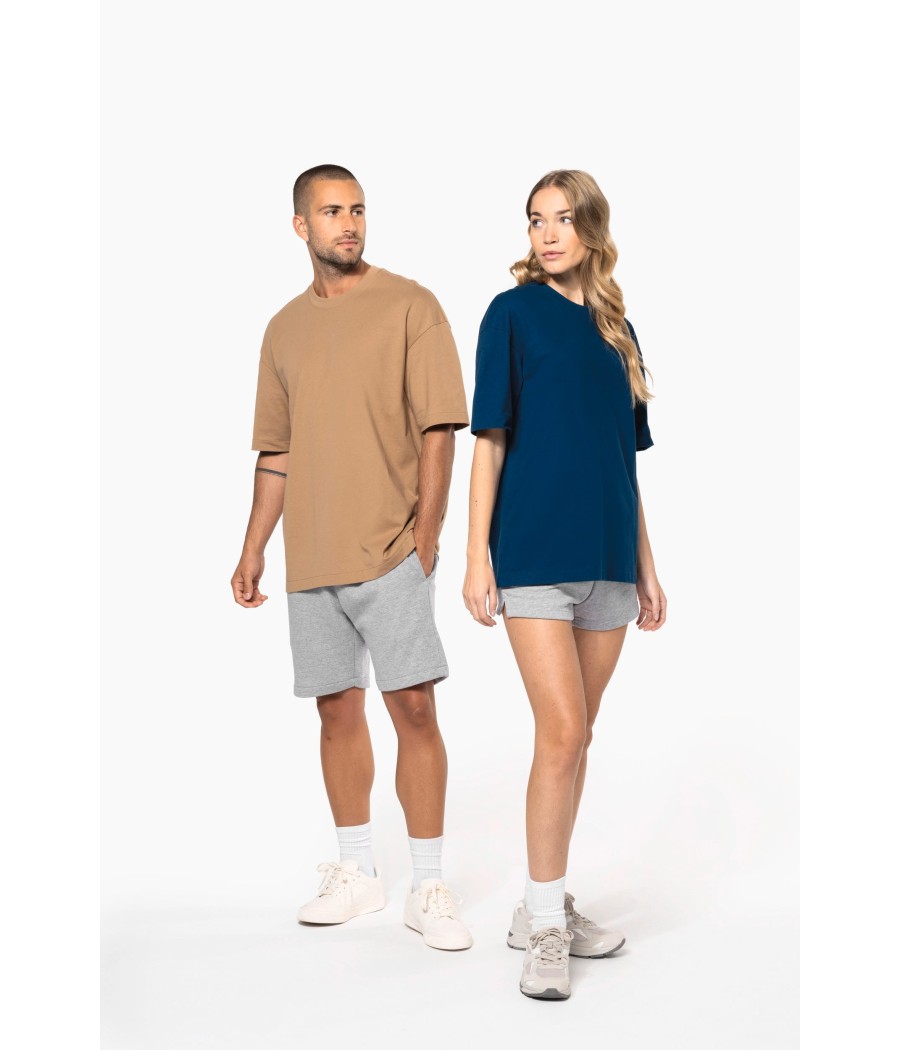 T-shirt unisexe oversize manches courtes