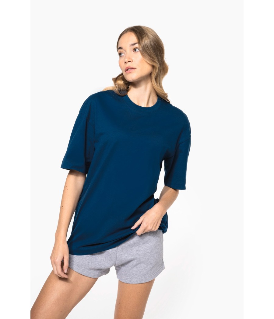T-shirt unisexe oversize manches courtes
