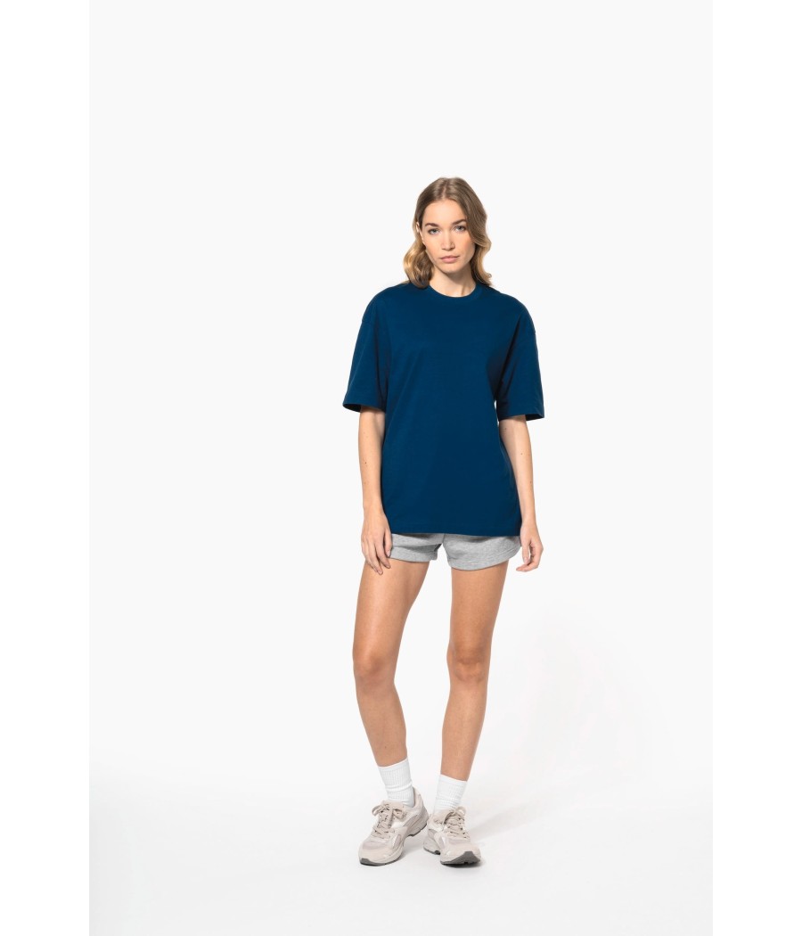 T-shirt unisexe oversize manches courtes