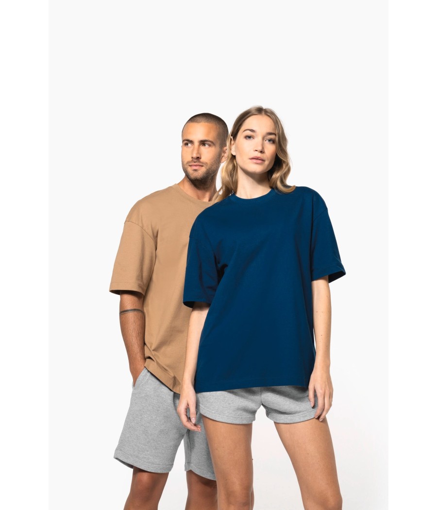 T-shirt unisexe oversize manches courtes