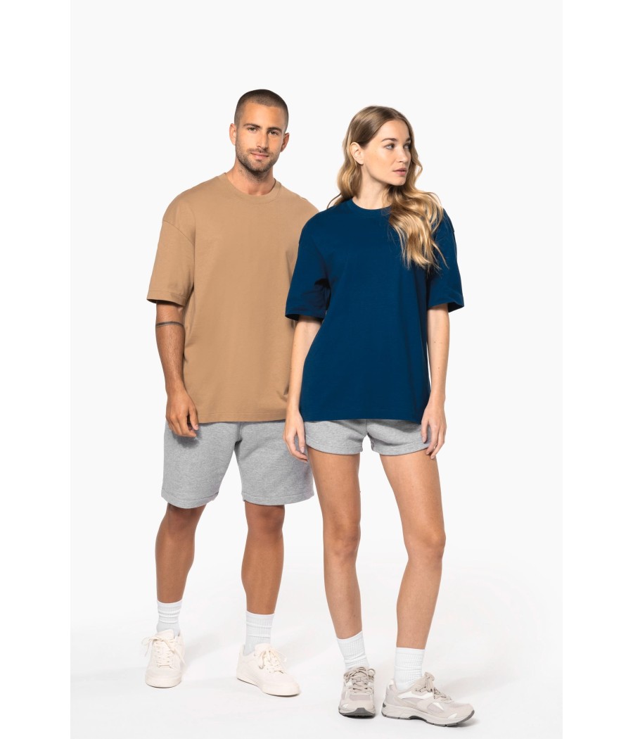 T-shirt unisexe oversize manches courtes