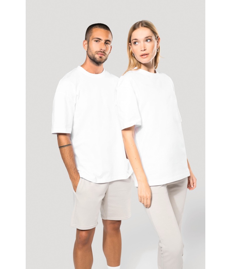 T-shirt unisexe oversize manches courtes