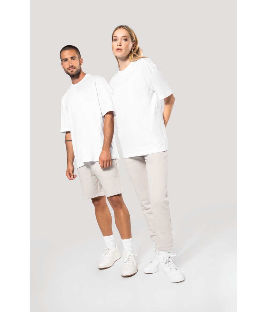 T-shirt unisexe oversize manches courtes