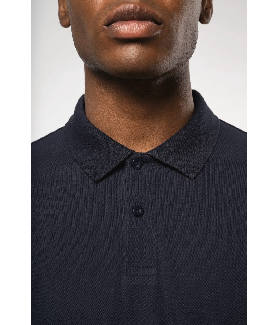 Polo piqué manches longues Bio180 homme