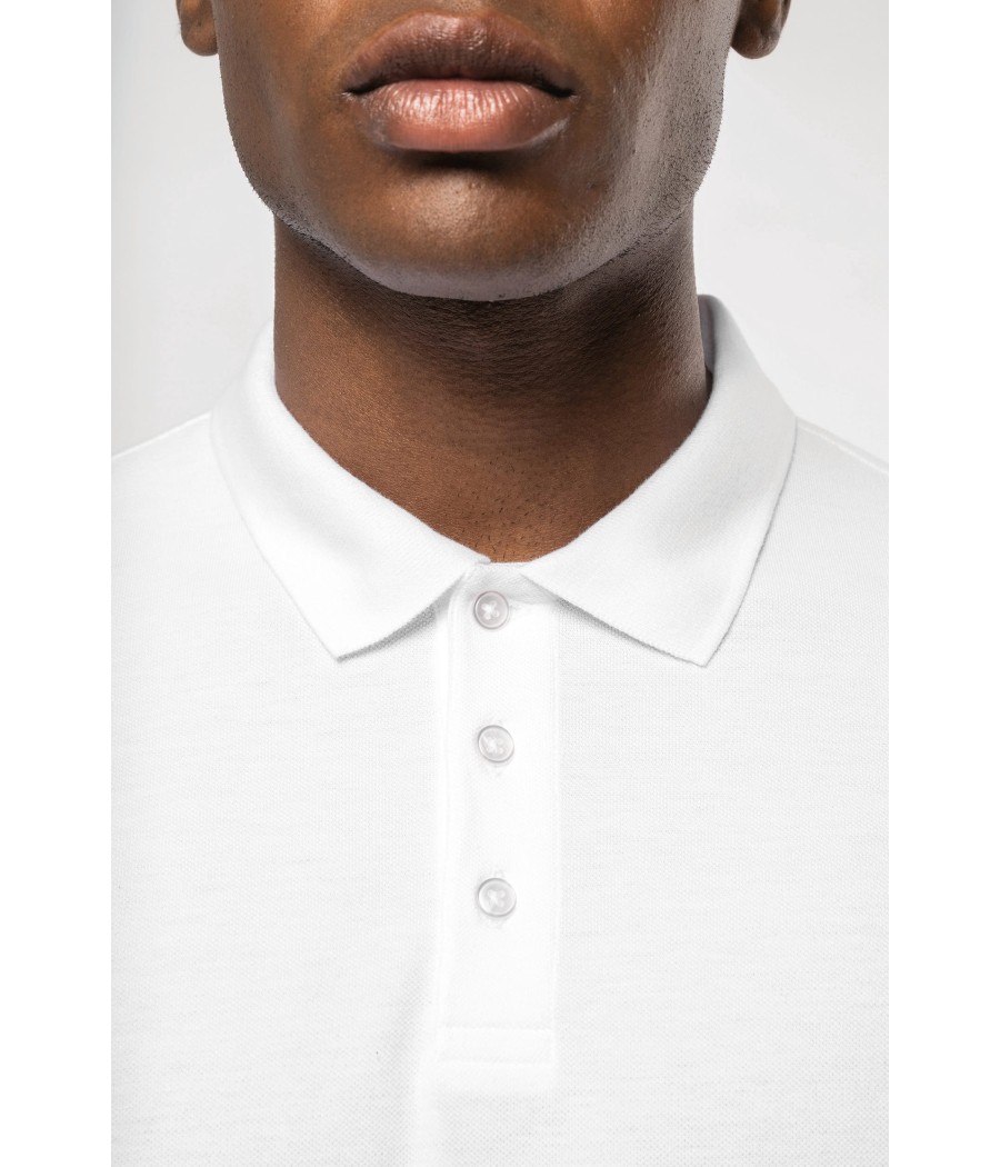 Polo piqué manches courtes homme